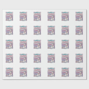 Eenhorn aangedreven door koffie en Eenhorn Magie K Cadeaupapier