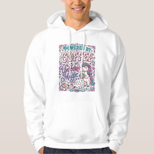 Eenhorn aangedreven door koffie en Eenhorn Magie K Hoodie
