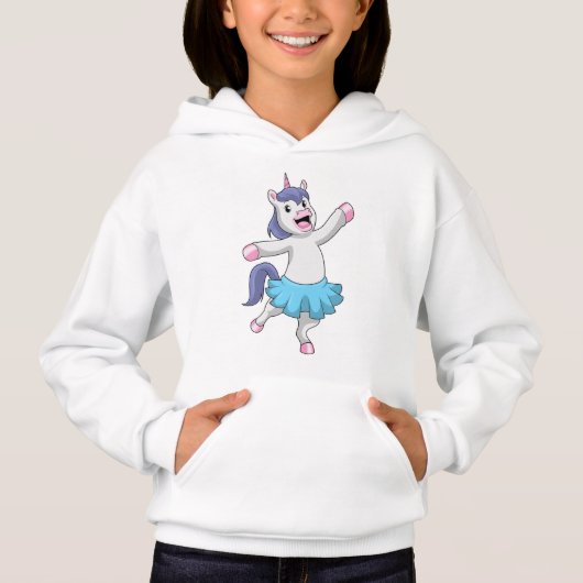 Eenhorn als ballerina bij ballet (Voorkant)