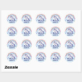Eenhorn Bedankt Ronde Sticker (Vel)