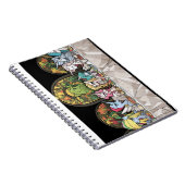 Eenhorn bij het dineren notitieboek (Rechterzijde)