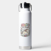 Eenhorn bloem met magische Premium Vector typograf Waterfles (Voorkant)