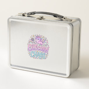 Eenhorn Caticorn Chaos Mooie Pastel Product Grafis