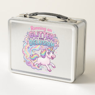 Eenhorn die loopt op Glitter en Verleiding Betover