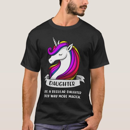 Eenhorn Dochter T-shirt (Voorkant)