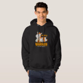 Eenhorn Dochter Van Een Warrior Support Supporter  Hoodie (Voorkant volledig)