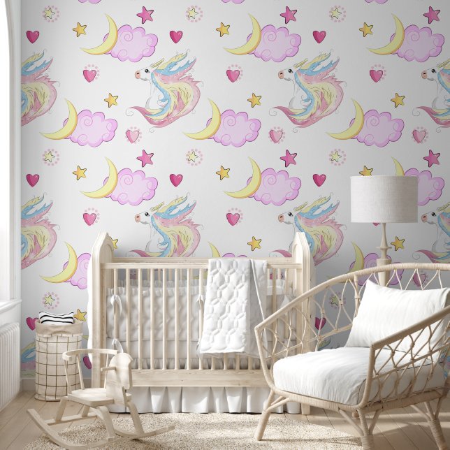 Eenhorn Droom Hemel Behang (Kinderen)