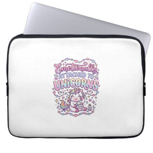Eenhorn emotioneel gehecht aan Eenhorn origineel Laptop Sleeve
