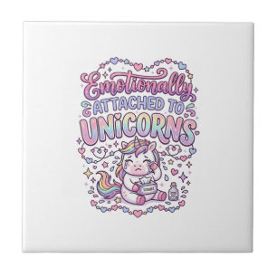 Eenhorn emotioneel gehecht aan Eenhorn origineel Tegeltje