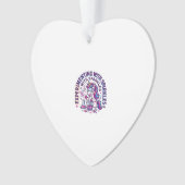 Eenhorn Experimenteert met Glitters Reclameversie Ornament (voorkant)