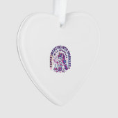 Eenhorn Experimenteert met Glitters Reclameversie Ornament (voorkant)