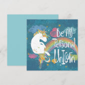 Eenhorn Feestdagenkaart (Voorkant / Achterkant)