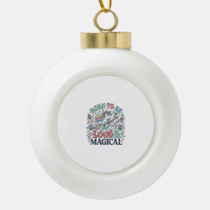 Eenhorn Geboren om Luid en Magisch te Zijn Origine Keramische Bal Ornament