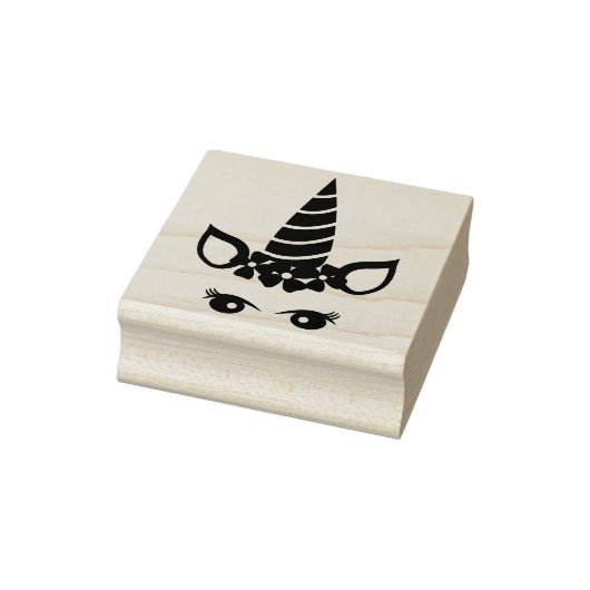 Eenhorn Gezicht Rubberstempel (Stempel)