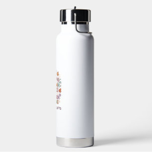 Eenhorn Herfstbladeren en Eenhorn Dromen Vet Typo Waterfles