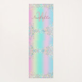 Eenhorn Holografische Glitter Yogamat (Achterkant)