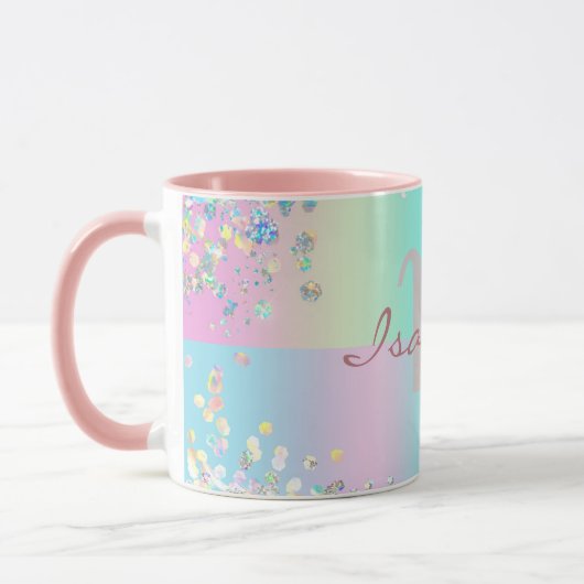 Eenhorn Holografische Glitters Mok (Links)
