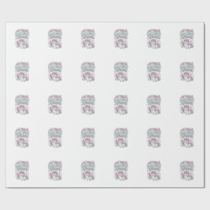 Eenhorn Ijs Eenhorn Droom Schattig Pastel Product Cadeaupapier