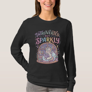 Eenhorn Introvert maar Fonkelend Origineel Wit Bac T-shirt