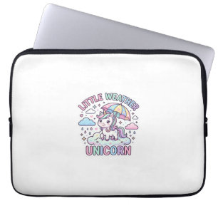 Eenhorn Klein Weer Eenhorn Grafisch Ontwerp Wit Laptop Sleeve