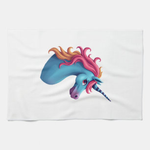 Eenhorn Kleurrijke Tie-Dye Eenhorn Paard T-Shirt, Theedoek