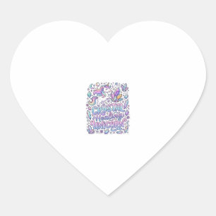 Eenhorn Kristal Genezing Eenhorn Cadeau Idee Vecto Hart Sticker