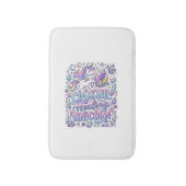 Eenhorn Kristal Helende Eenhorn Cadeau Idee Vector Badmat (Voorkant Verticaal)