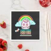 Eenhorn Liefde Servet (Insitu)