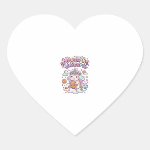 Eenhorn Maan Koek Eenhorn Betoverende Kleding Graf Hart Sticker