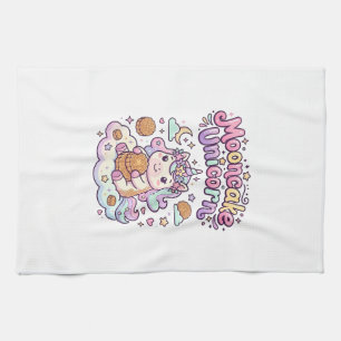 Eenhorn-maancake Eenhorn Charmante Kleding Grafisc Theedoek