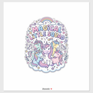 Eenhorn Magische Kleine Troep Grafisch Ontwerp Pro Sticker