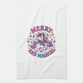 Eenhorn Merry en Magisch Theedoek (Verticaal)