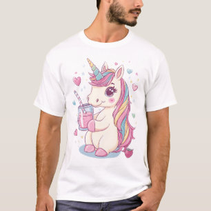 Eenhorn met aardbeimelk (2) t-shirt