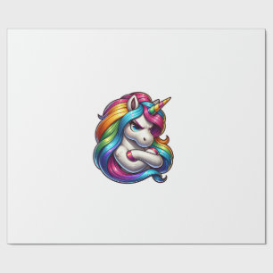 Eenhorn Met Regenboog Manen Kunst Tank Top Cadeaupapier