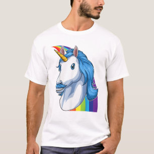 Eenhorn met Snor Dadacorn Dadicorn Eenhorn Da T-shirt