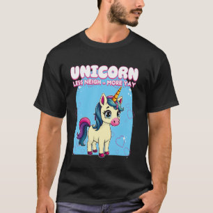 Eenhorn Minder Bries Meer Hoera Eenhorn T-shirt
