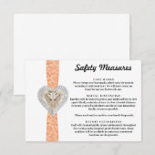 Eenhorn Oranje Kant Veiligheidsmaatregelen Informatiekaartje (Voorkant / Achterkant)