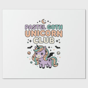 Eenhorn Pastel Goth Eenhorn Club Trendy Grafisch T Cadeaupapier