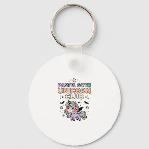 Eenhorn Pastel Goth Eenhorn Club Trendy Grafische  Sleutelhanger
