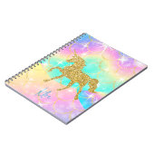 eenhorn pastel kleuren notitieboek (Linkerzijde)