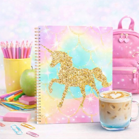 eenhorn pastel kleuren planner