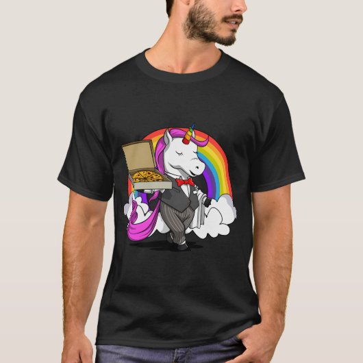 Eenhorn Pizza T-shirt (Voorkant)