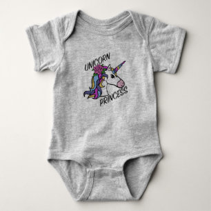 Eenhorn Prinses Ontwerp - Baby Jersey Bodysuit