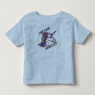 Eenhorn Prinses Ontwerp - Peuter Fijne Jersey T-Sh Kinder Shirts