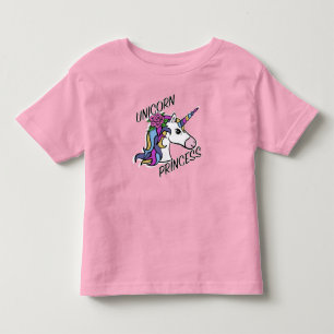 Eenhorn Prinses Ontwerp - Peuter Fijne Jersey T-Sh Kinder Shirts