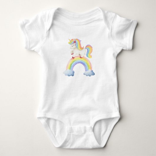 Eenhorn Regenboog  Romper (Voorkant)