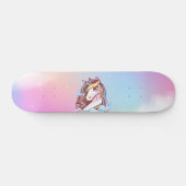 Eenhorn & Regenboog Skateboarddek Persoonlijk Skateboard (Horizontaal)