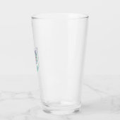 Eenhorn respawn met glitters Premium vectorstick Glas (Links)