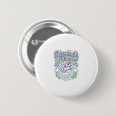 Eenhorn respawn met glitters Premium vectorstick Ronde Button 5,7 Cm (Voorkant /achterkant)