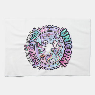Eenhorn Roller Disco POD Klaar Marketplace Kunstwe Theedoek